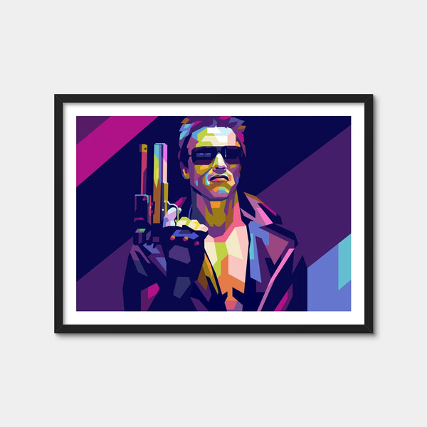 Terminator Arnold Wall Art — Framed Print Format preview