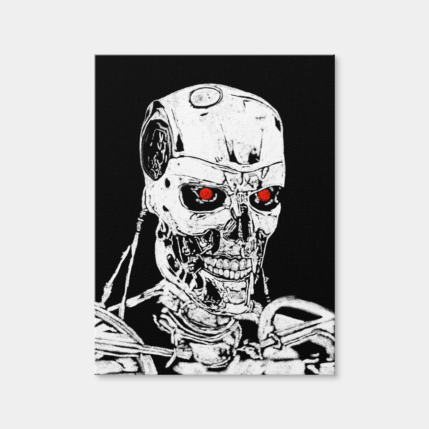 AUTO-MOCKUP WHITE | Terminator Sketch | 1 Piece | Gallery Wrap | group=3x4
