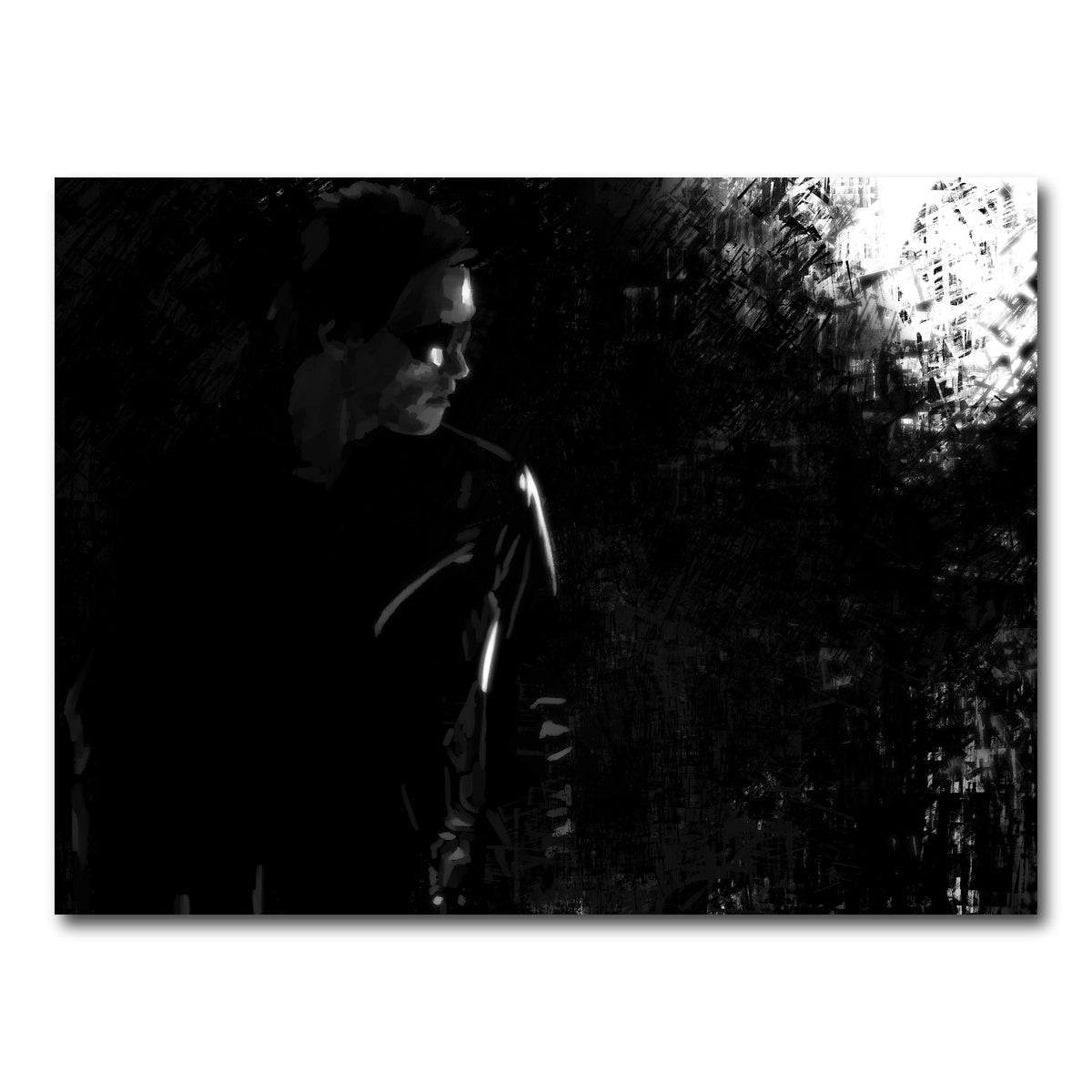 Terminator in the Shadows Wall Art