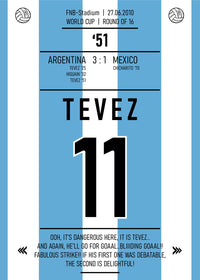Tevez Wall Art