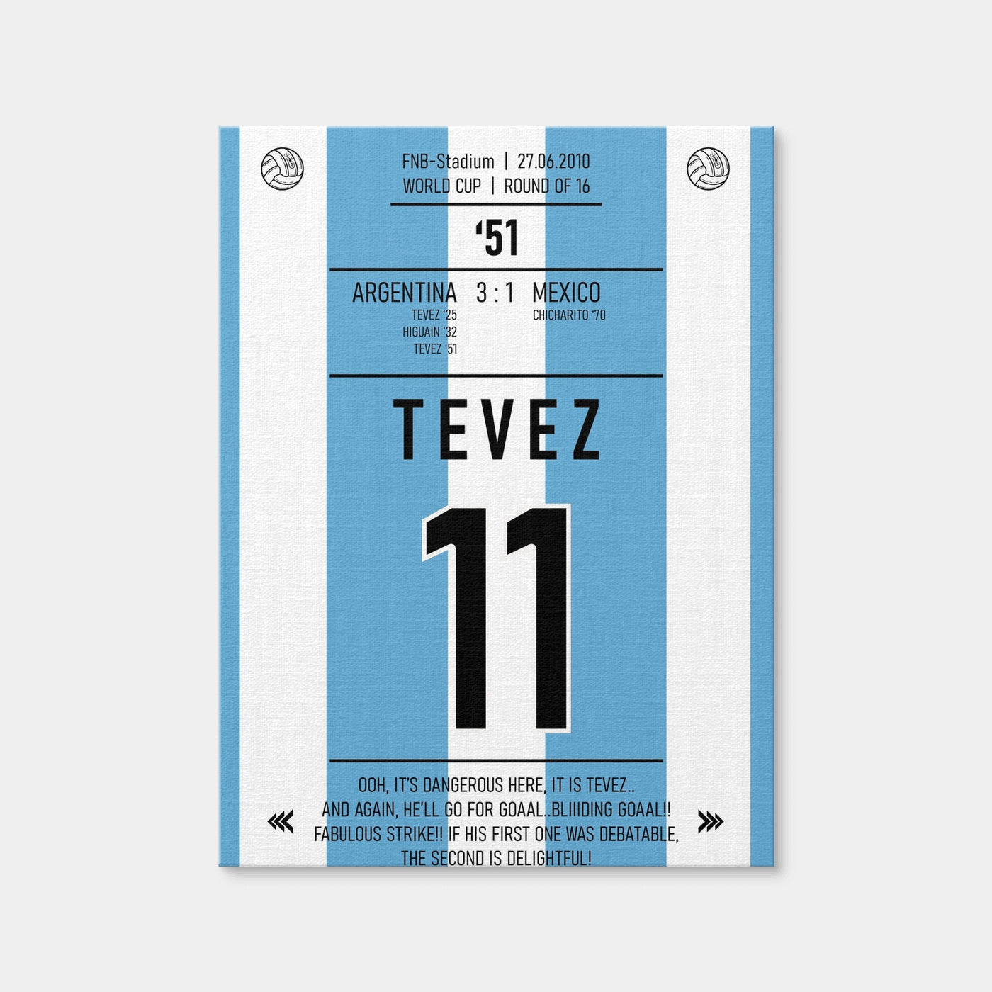 AUTO-MOCKUP WHITE | Tevez | 1 Piece | Gallery Wrap | group=3x4