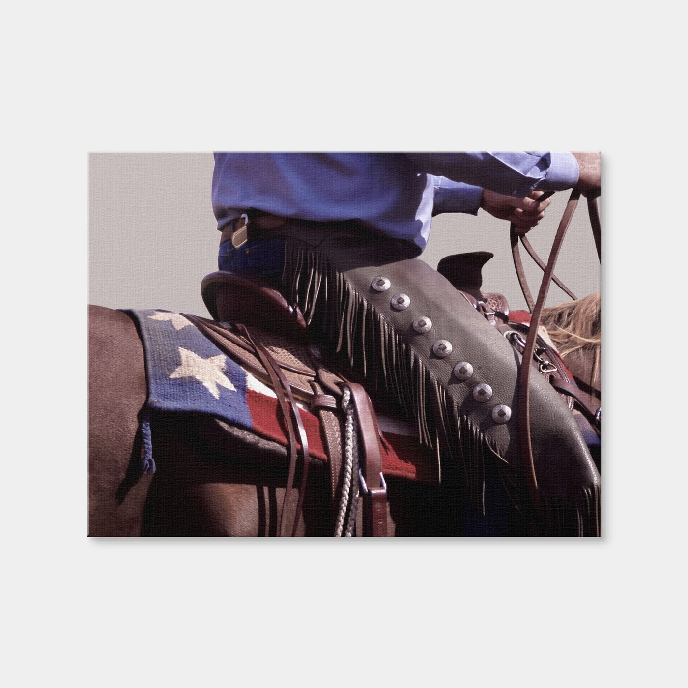AUTO-MOCKUP WHITE | Texas Cowboy | 1 Piece | Gallery Wrap | group=4x3