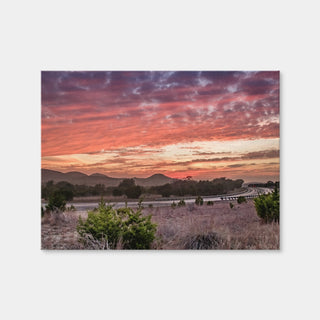 AUTO-MOCKUP WHITE | Texas Hill Country Sunset | 1 Piece | Gallery Wrap Canvas | group=4x3