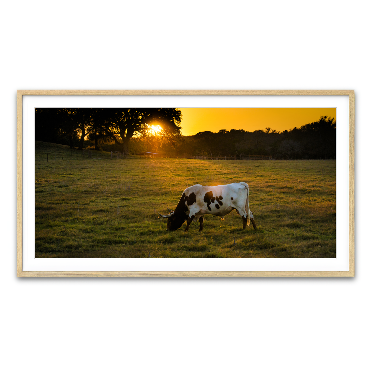 Framed Print 2x1 Natural