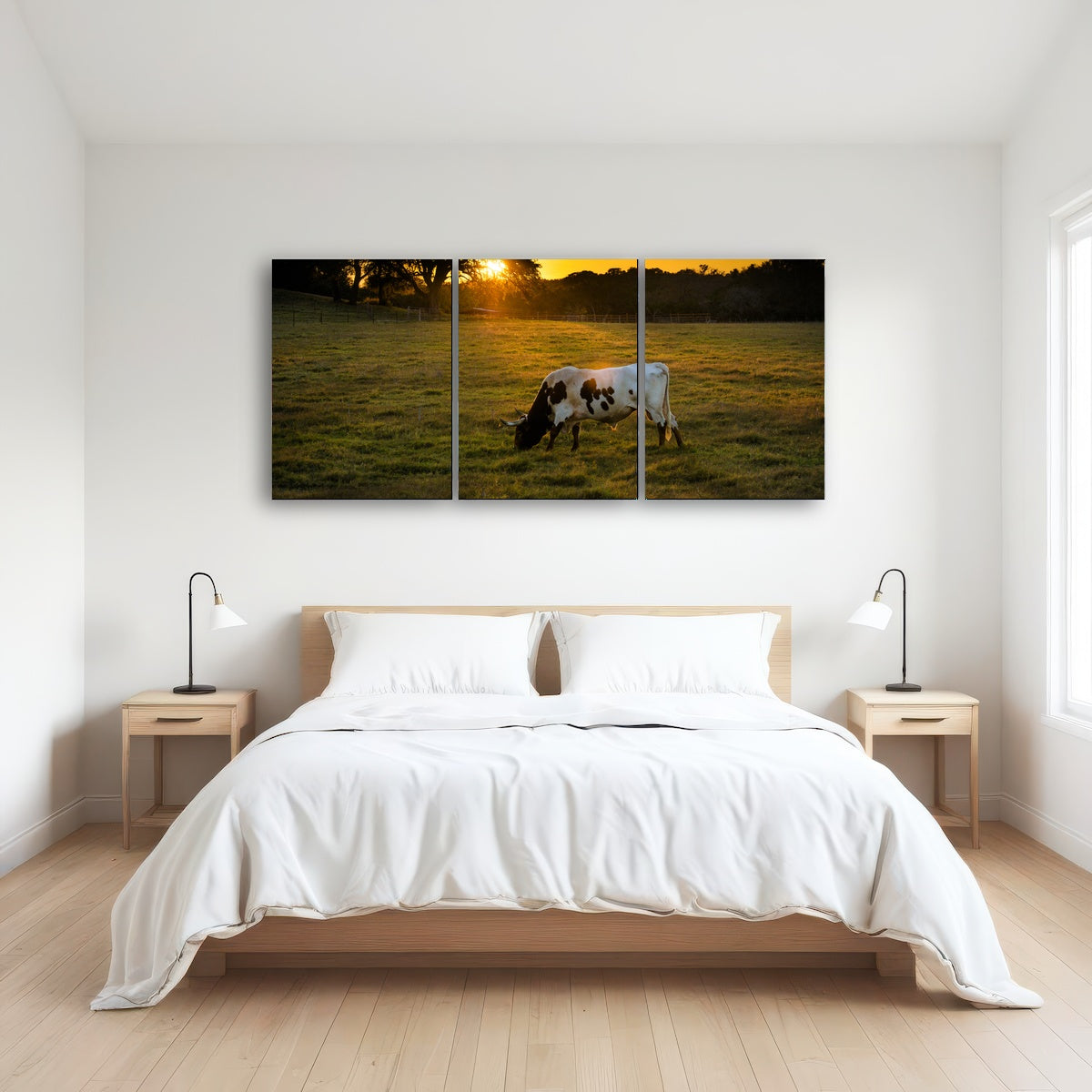 AUTO-MOCKUP ROOM | Texas Longhorn at Sunset