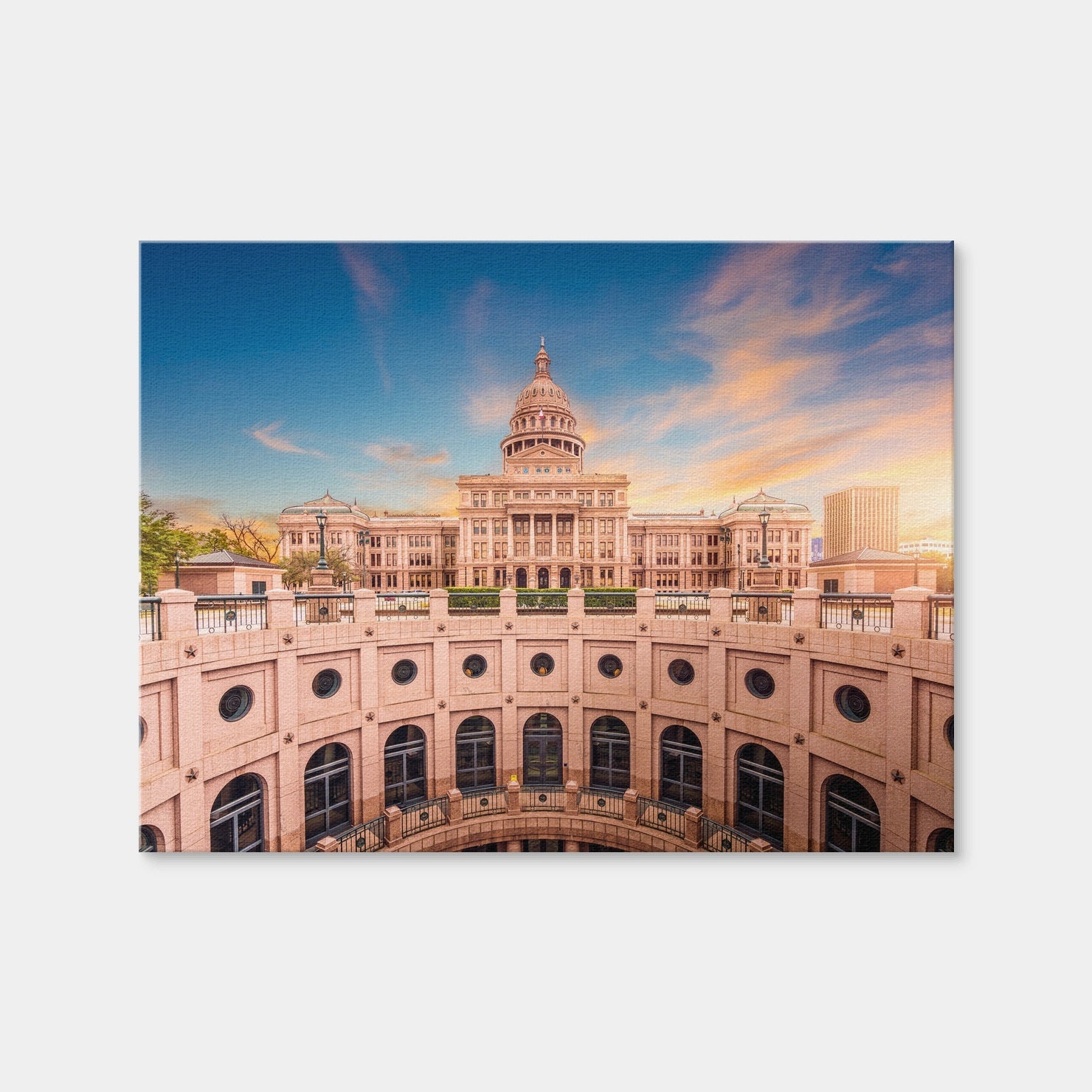 AUTO-MOCKUP WHITE | Texas State Capitol Building | 1 Piece | Gallery Wrap | group=4x3