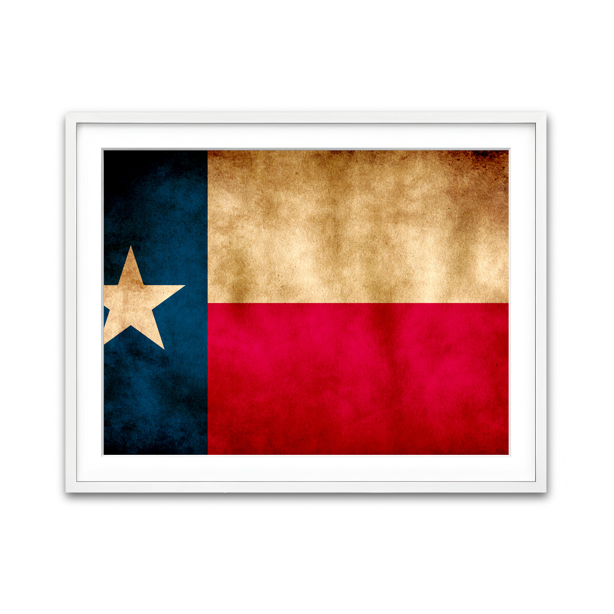 Framed Print 4x3 White