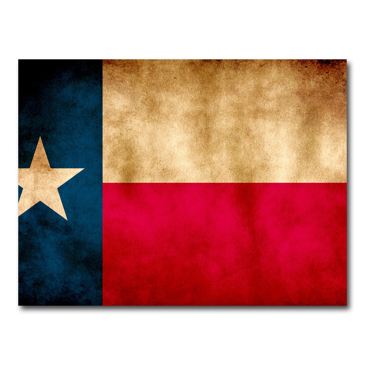 AUTO-MOCKUP WHITE | Texas State Flag | 1 Piece | Gallery Wrap Canvas | group=4x3