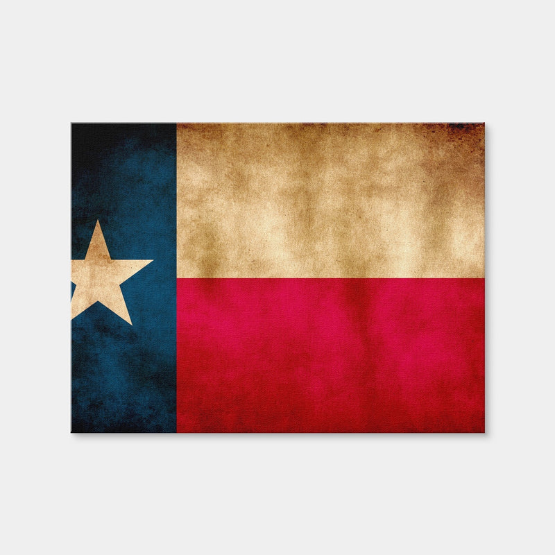 AUTO-MOCKUP WHITE | Texas State Flag | 1 Piece | Gallery Wrap Canvas | group=4x3