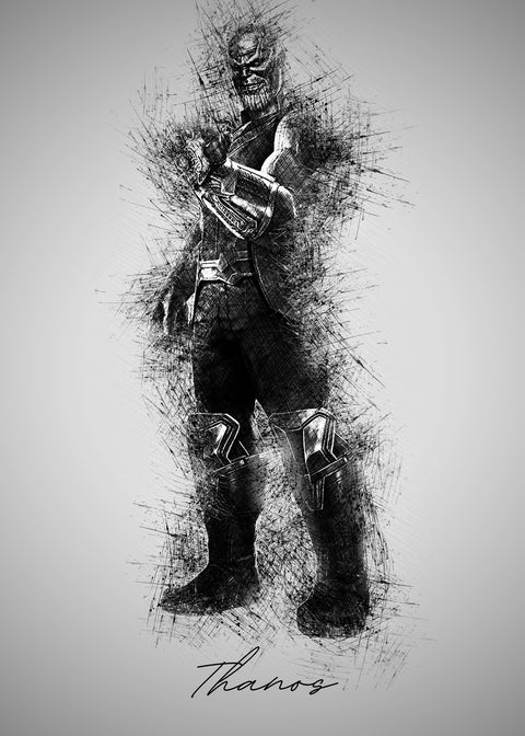 Thanos of Titan Wall Art