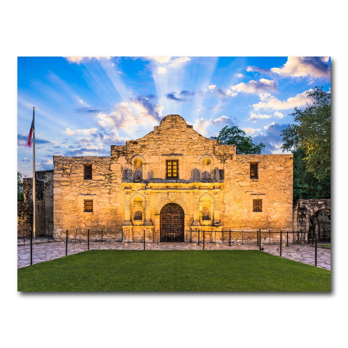 AUTO-MOCKUP WHITE | The Alamo | 1 Piece | Gallery Wrap Canvas | group=4x3