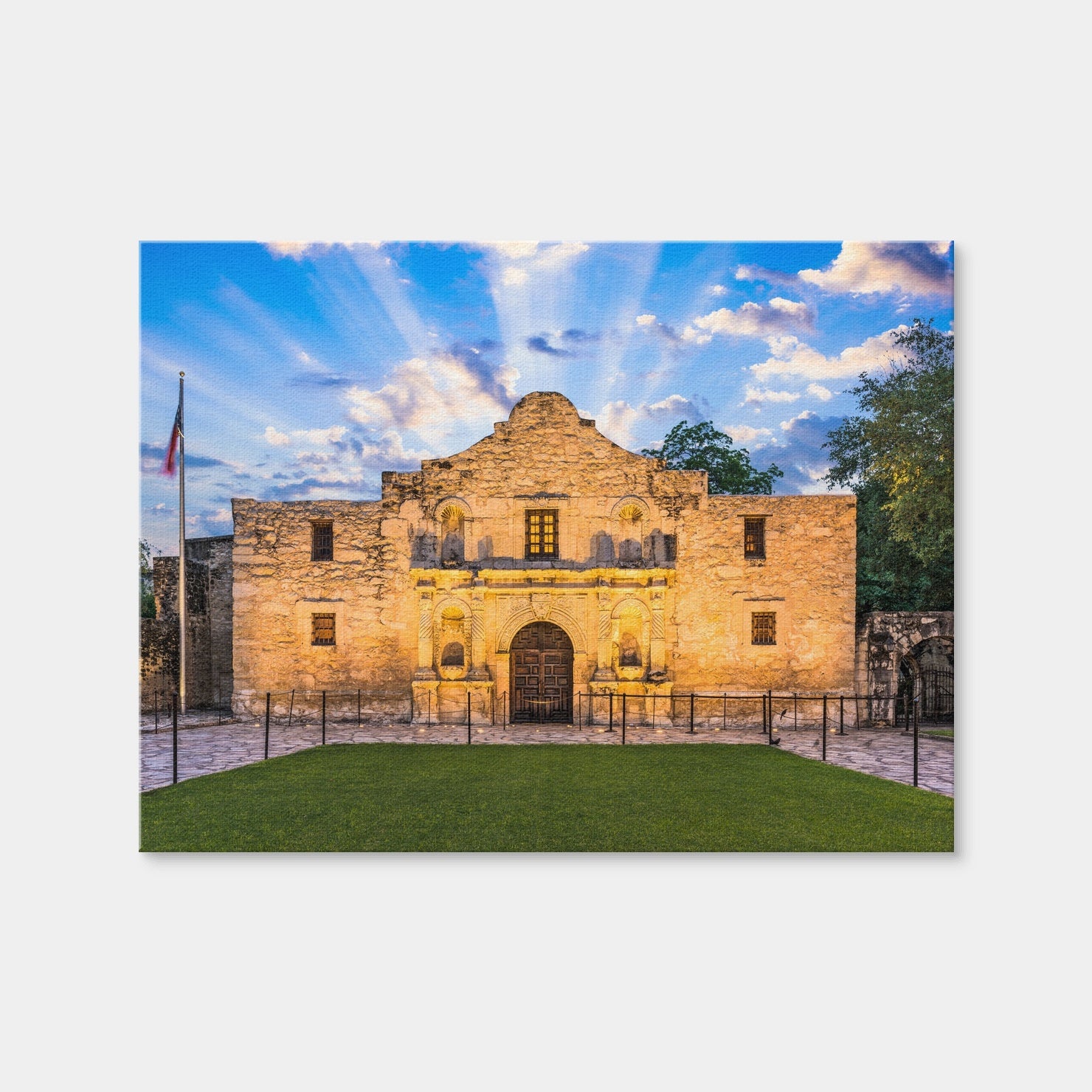 AUTO-MOCKUP WHITE | The Alamo | 1 Piece | Gallery Wrap | group=4x3