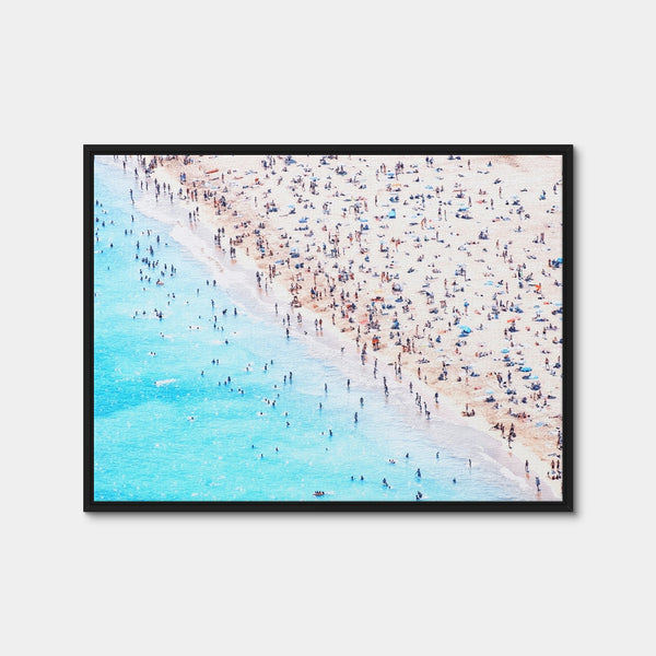The Beach Wall Art — Framed Canvas Format preview