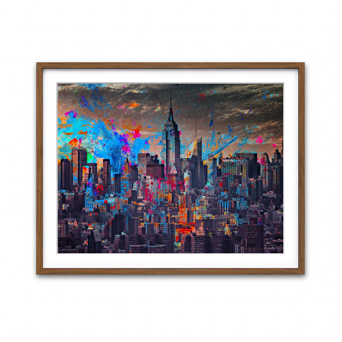 Framed Print 4x3 Walnut