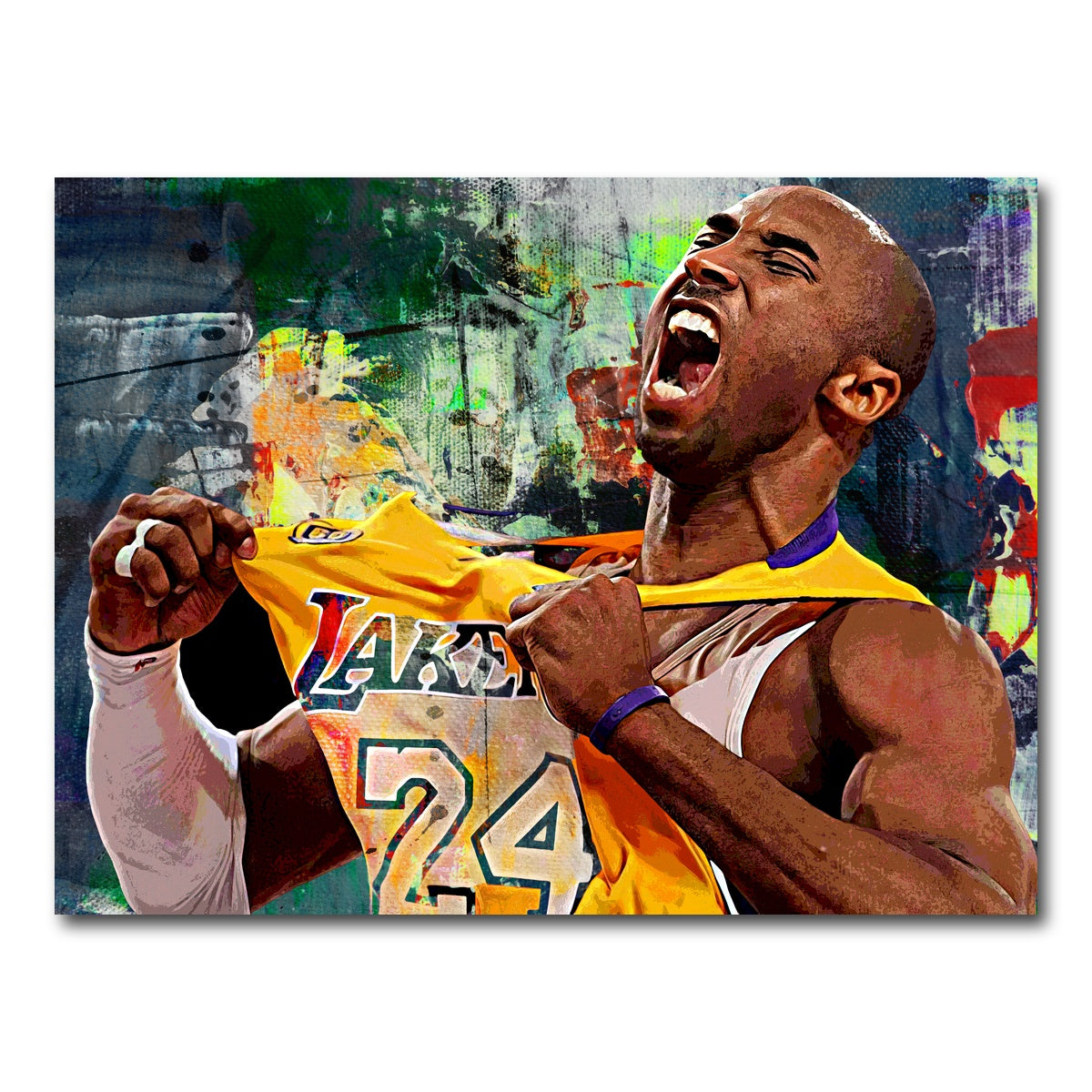 AUTO-MOCKUP WHITE | The Black Mamba Go Green | 1 Piece | Gallery Wrap Canvas | group=4x3