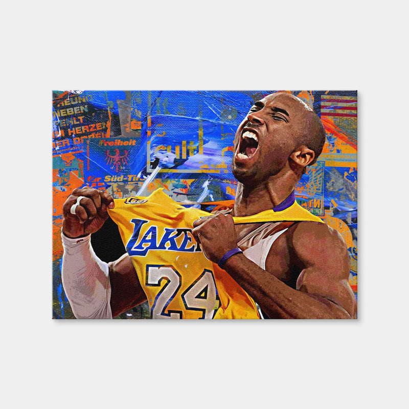 AUTO-MOCKUP WHITE | The Black Mamba Vintage Blue | 1 Piece | Gallery Wrap Canvas | group=4x3