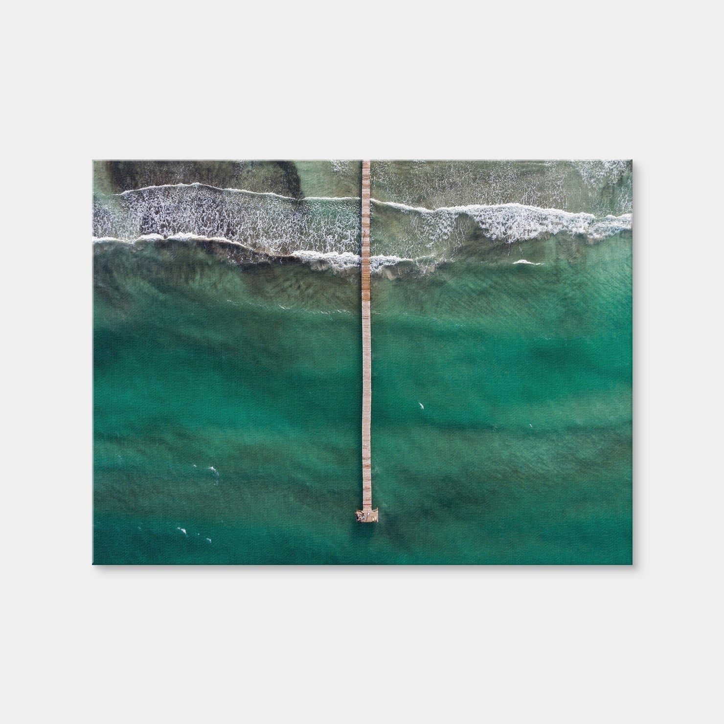 AUTO-MOCKUP | The Boardwalk Wall Art | 1 Piece | Gallery Wrap Canvas | 4x3