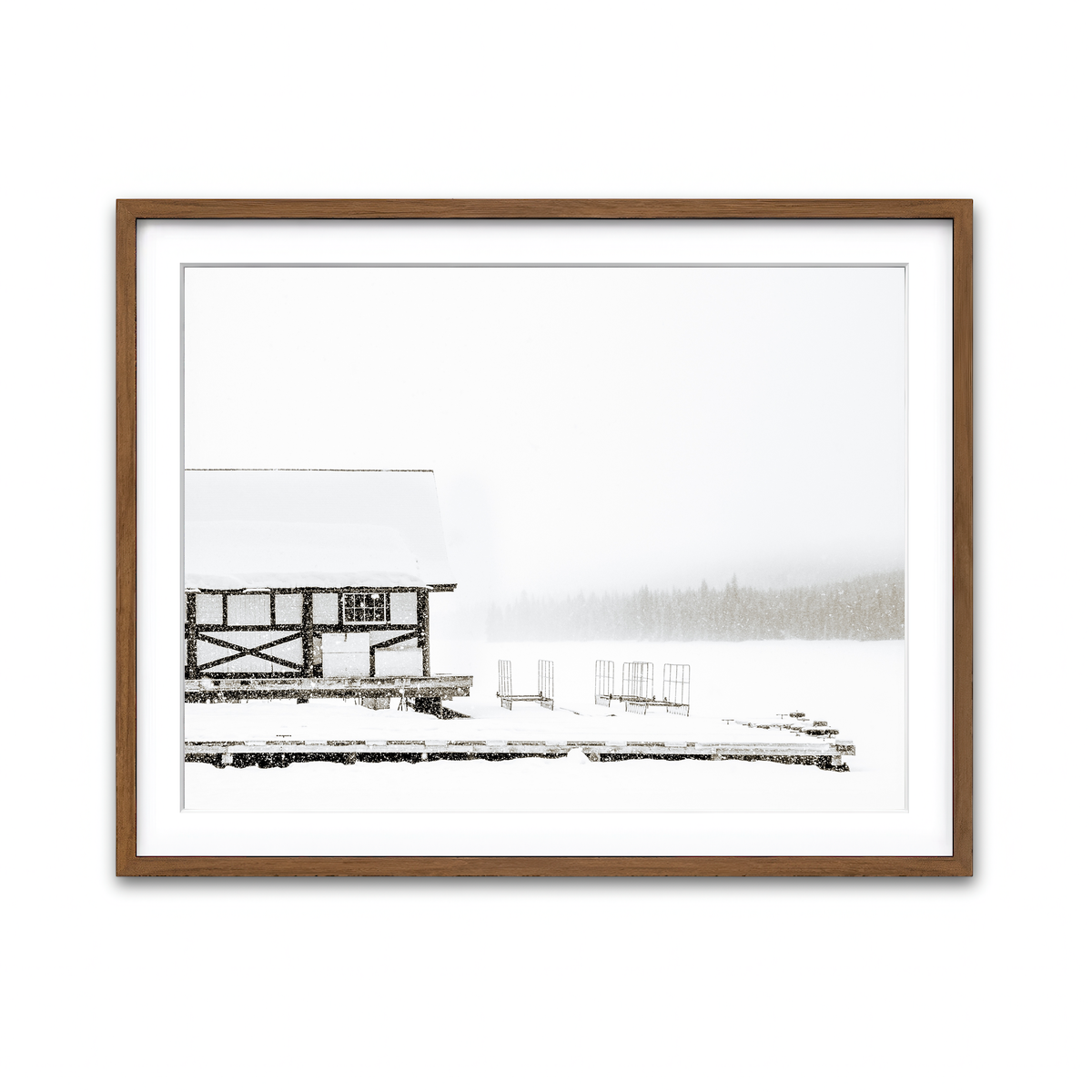 Framed Print 4x3 Walnut