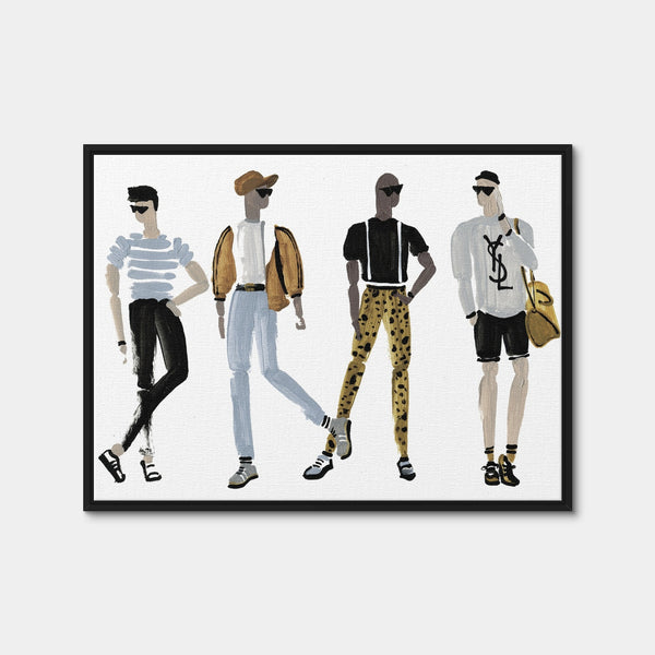 The Boys Wall Art — Framed Canvas Format preview