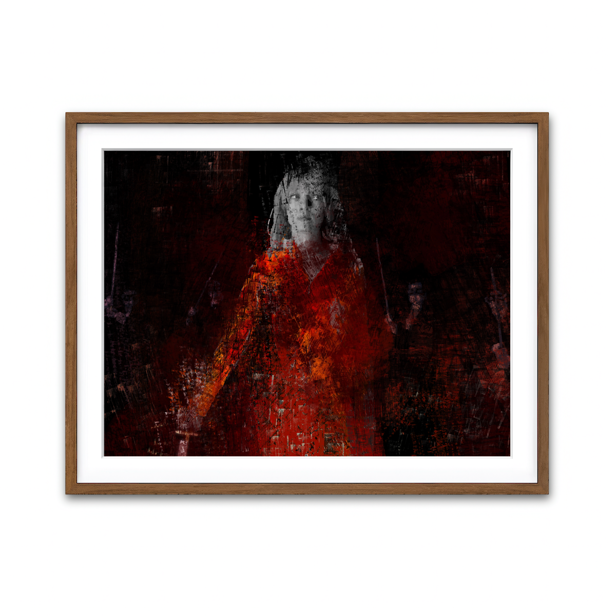 Framed Print 4x3 Walnut