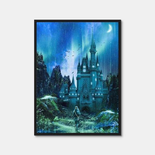 The Castle Wall Art — Framed Canvas Format preview