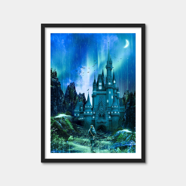 The Castle Wall Art — Framed Print Format preview