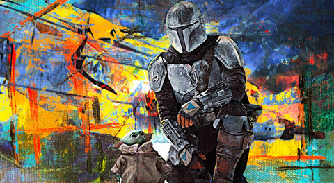 The Child, The Mandalorian Wall Art