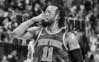 The Closer – Jalen Brunson Grayscale Wall Art