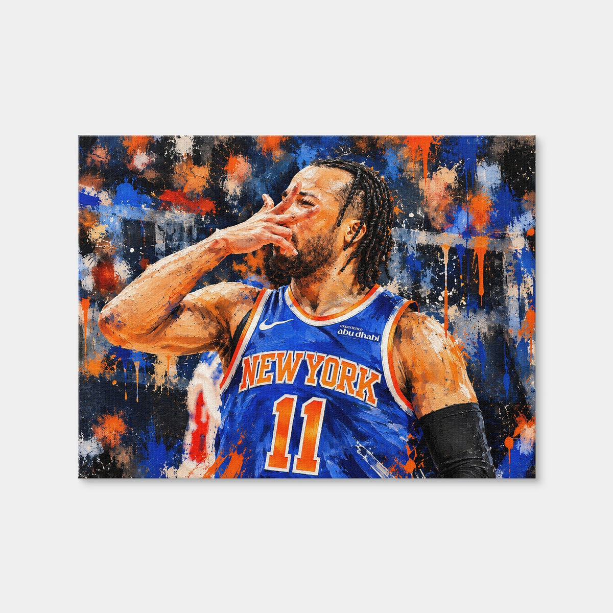 AUTO-MOCKUP WHITE | The Closer – Jalen Brunson | 1 Piece | Gallery Wrap Canvas | group=4x3