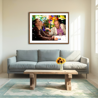 AUTO-MOCKUP ROOM | The Departed - Billy & Costello Wall Art