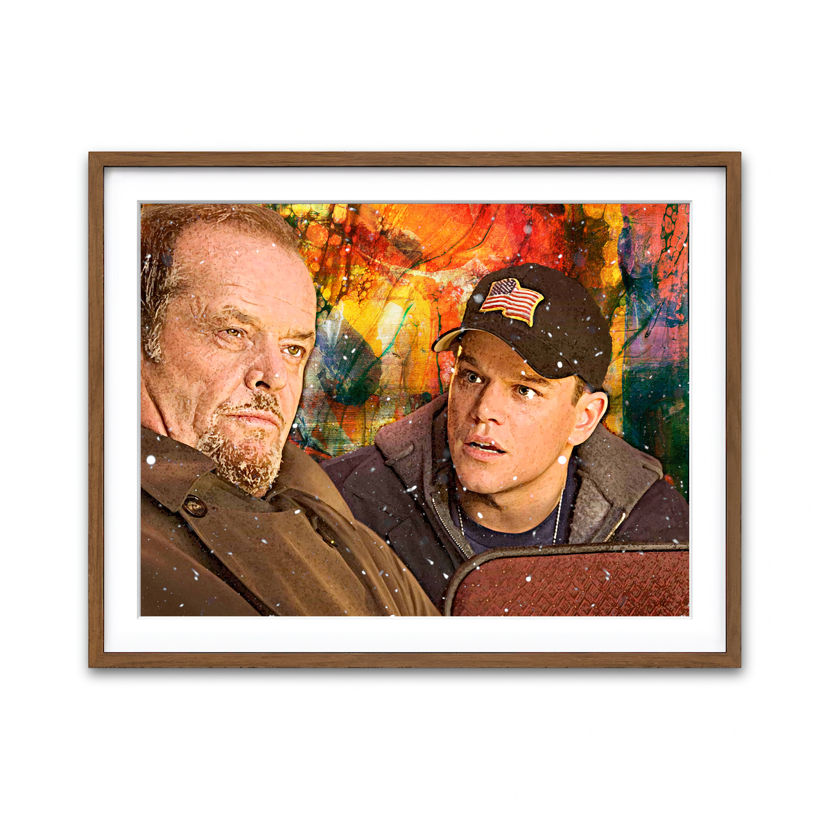 Framed Print 4x3 Walnut