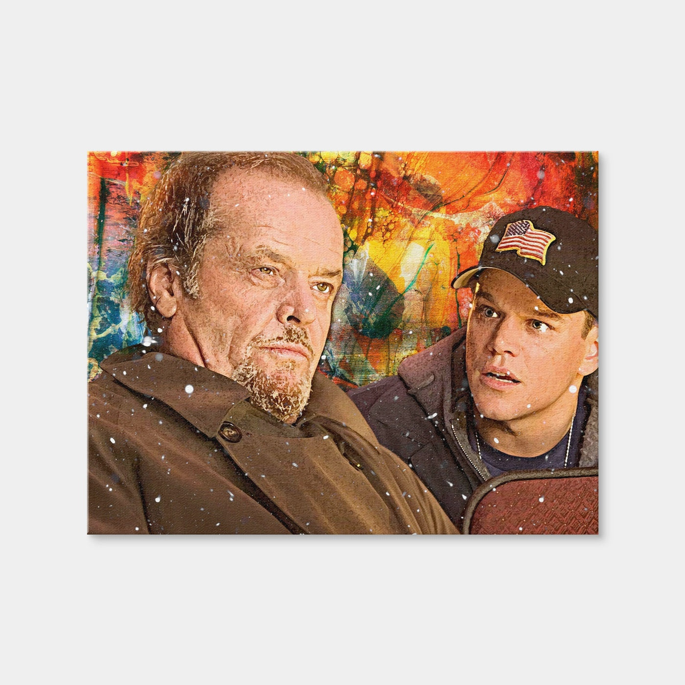 AUTO-MOCKUP WHITE | The Departed - Costello & Colin | 1 Piece | Gallery Wrap | group=4x3