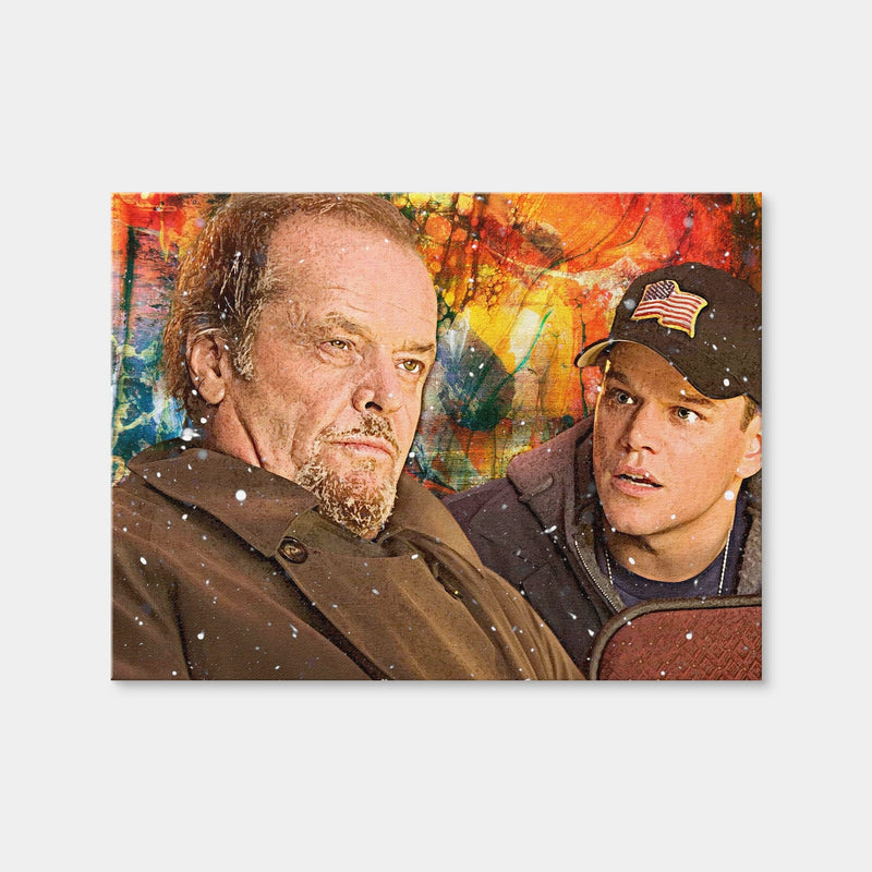 AUTO-MOCKUP WHITE | The Departed - Costello & Colin | 1 Piece | Gallery Wrap | group=4x3