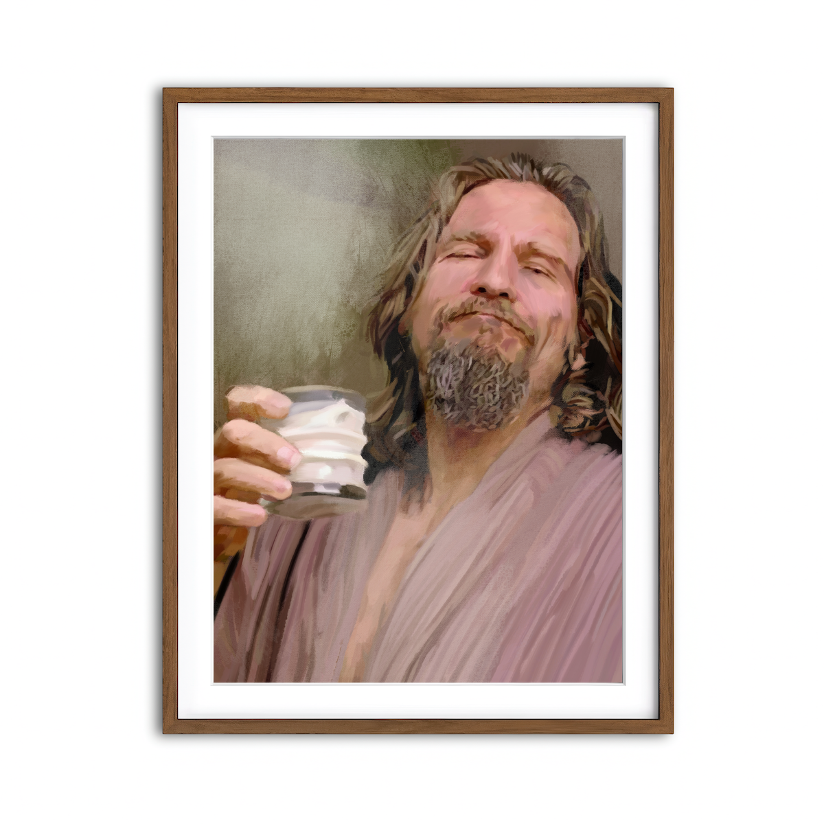 Framed Print 3x4 Walnut