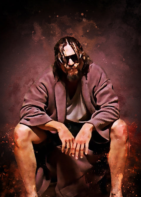 The Dude Toilet Wall Art