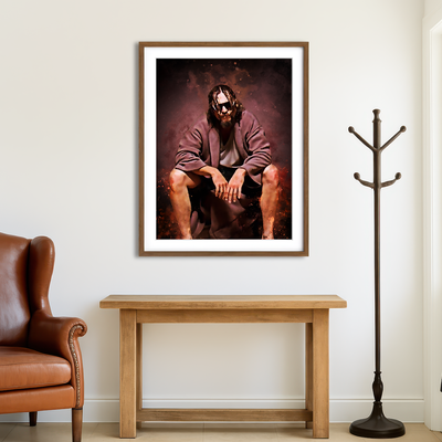 AUTO-MOCKUP ROOM | The Dude Toilet Wall Art