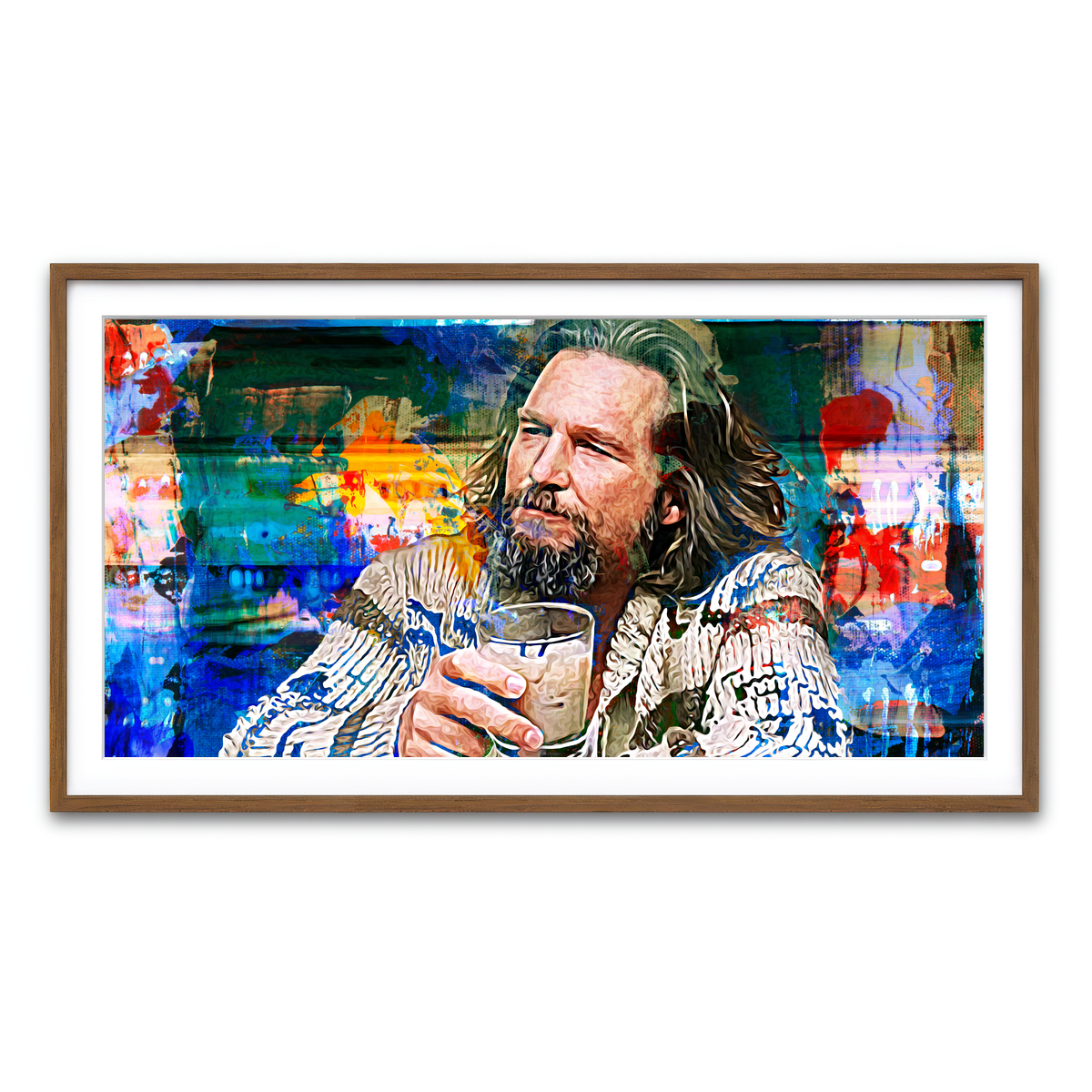 Framed Print 2x1 Walnut