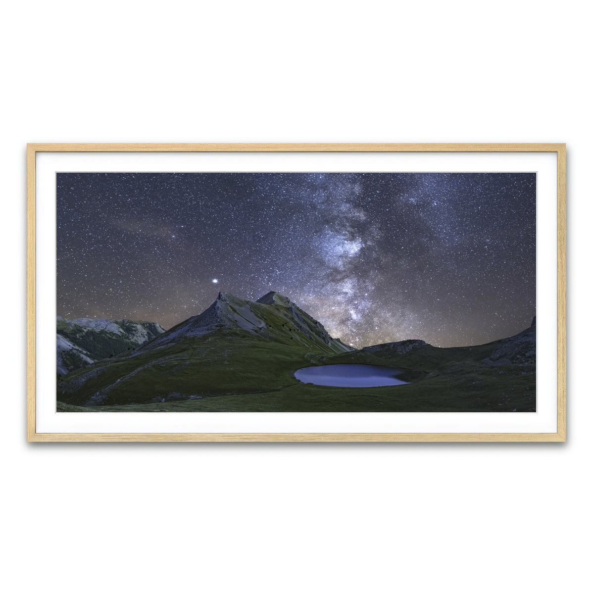 Framed Print 2x1 Natural