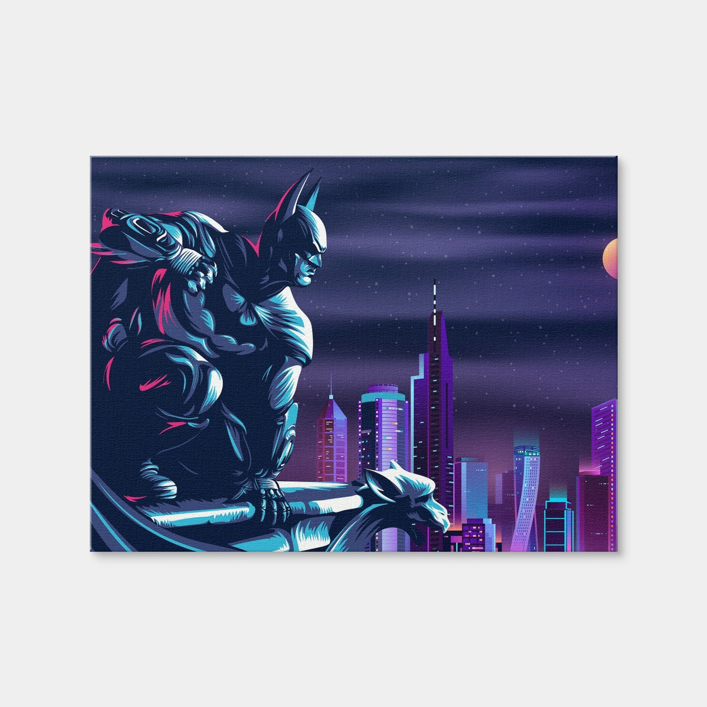 AUTO-MOCKUP WHITE | The Fearless Batman | 1 Piece | Gallery Wrap Canvas | group=4x3