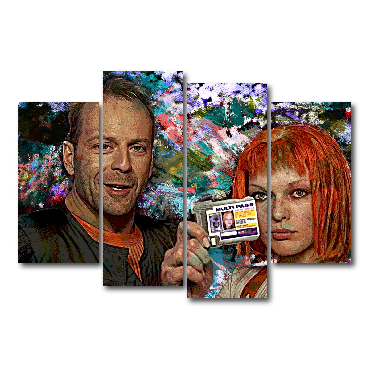 AUTO-MOCKUP WHITE | The Fifth Element | 4 Piece | Gallery Wrap Canvas | group=4_short