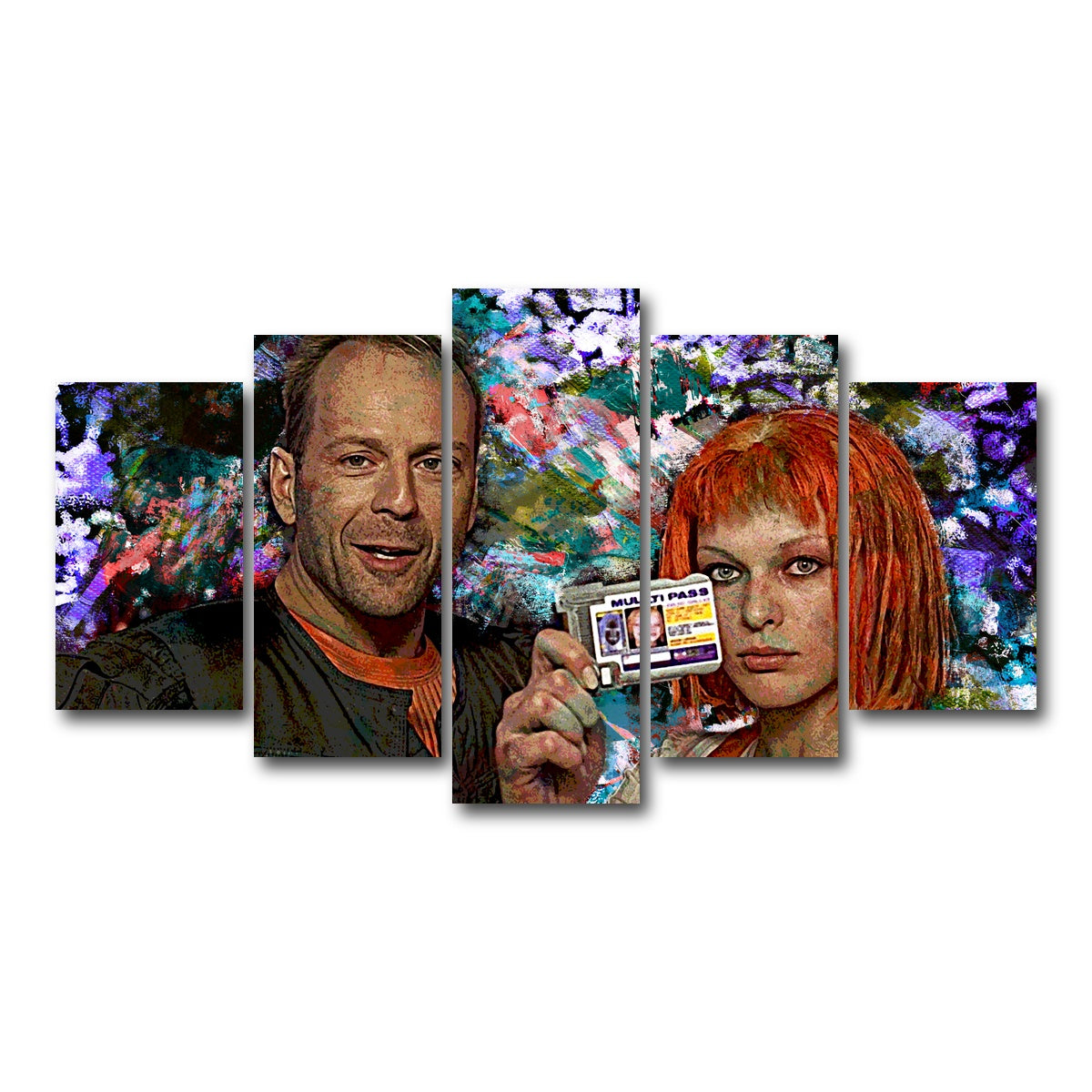 AUTO-MOCKUP WHITE | The Fifth Element | 5 Piece | Gallery Wrap Canvas | group=5_normal