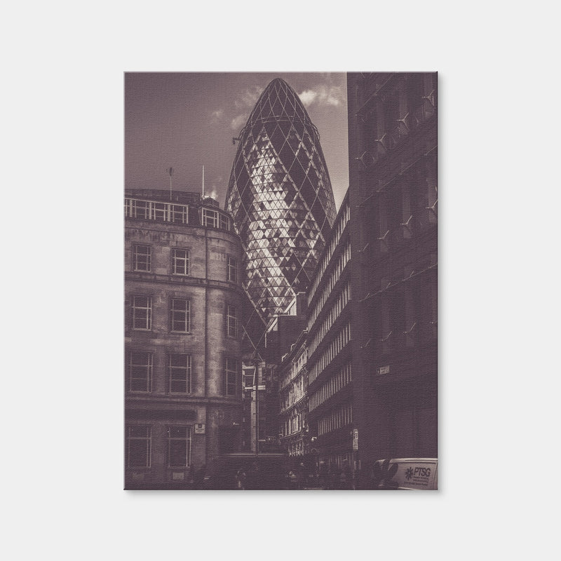 AUTO-MOCKUP WHITE | The Gherkin | 1 Piece | Gallery Wrap | group=3x4