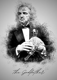 The Godfather Sketch Wall Art