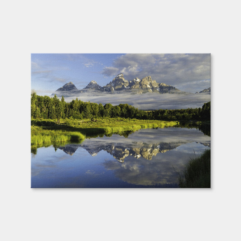 AUTO-MOCKUP WHITE | The Grand Tetons | 1 Piece | Gallery Wrap | group=4x3