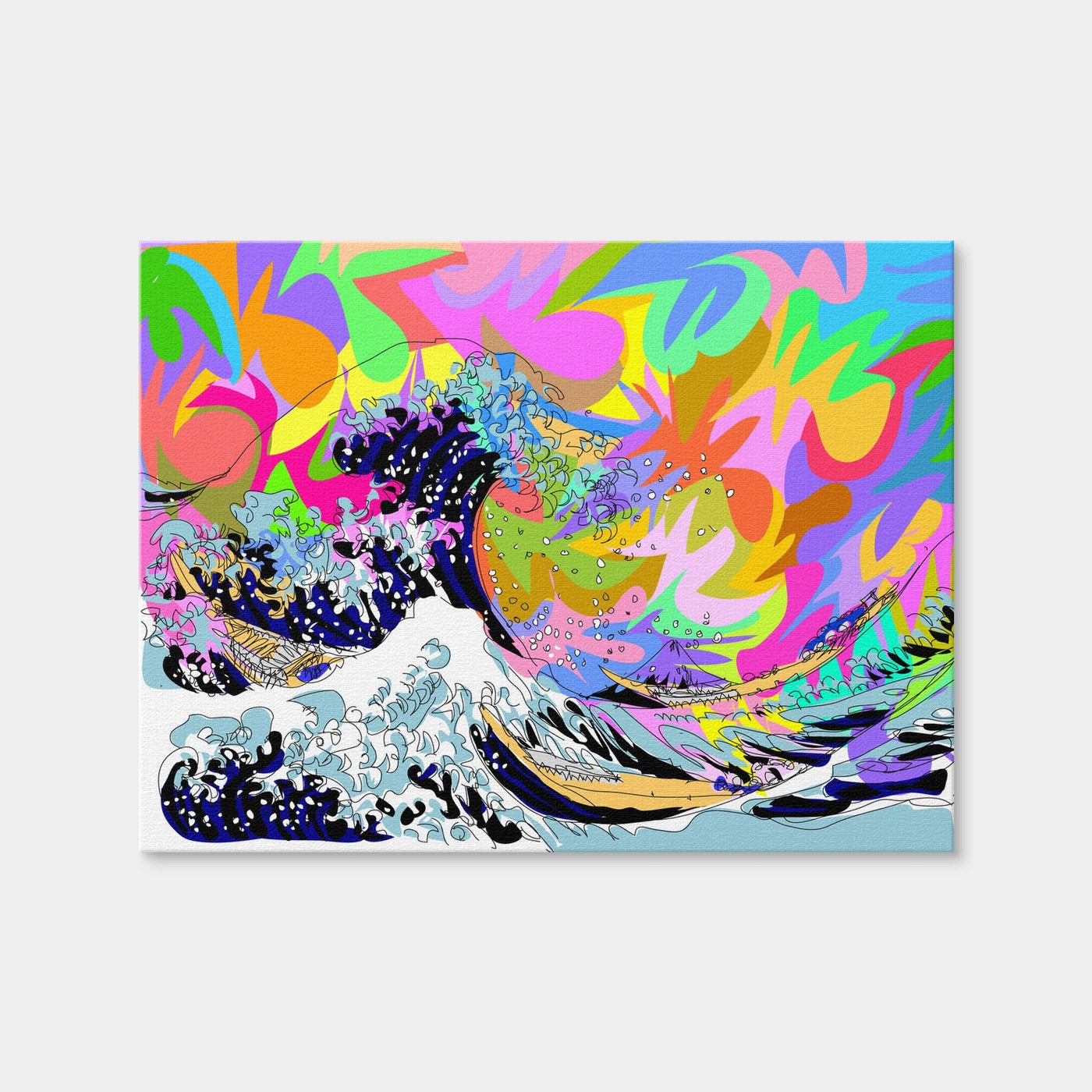 AUTO-MOCKUP WHITE | The Great Wave | 1 Piece | Gallery Wrap | group=4x3