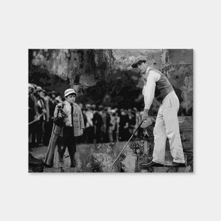 AUTO-MOCKUP WHITE | The Greatest Game - Francis Ouimet Grayscale | 1 Piece | Gallery Wrap | group=4x3