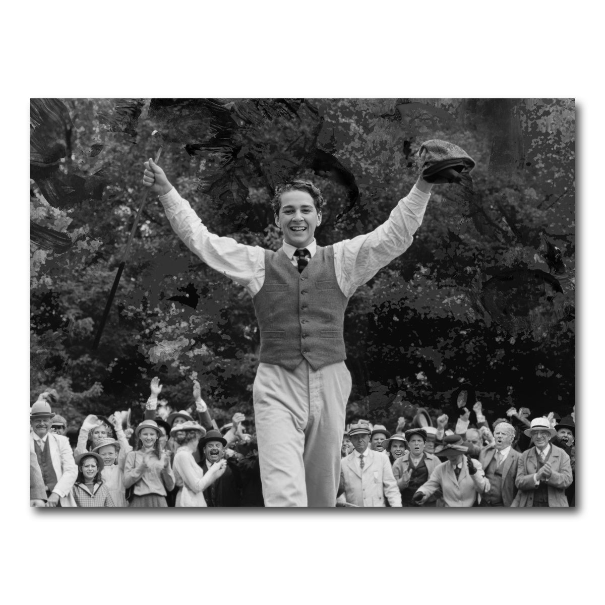 AUTO-MOCKUP WHITE | The Greatest Game Ever Played Grayscale | 1 Piece | Gallery Wrap Canvas | group=4x3