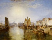 The Harbor of Dieppe Wall Art
