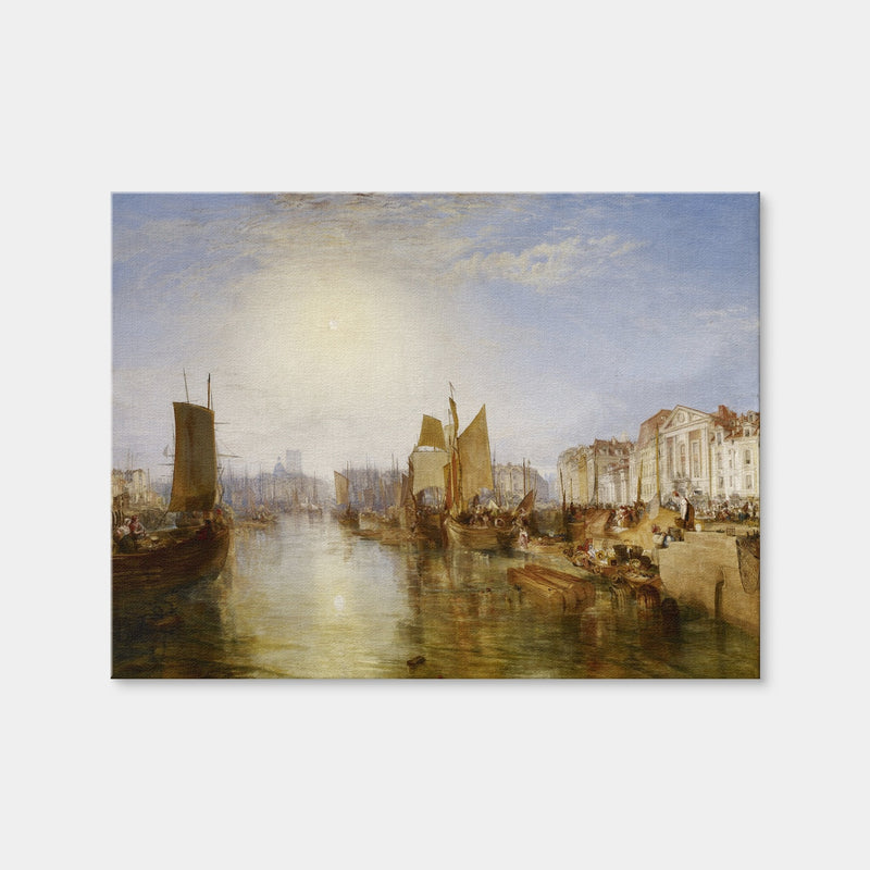 AUTO-MOCKUP WHITE | The Harbor of Dieppe | 1 Piece | Gallery Wrap | group=4x3