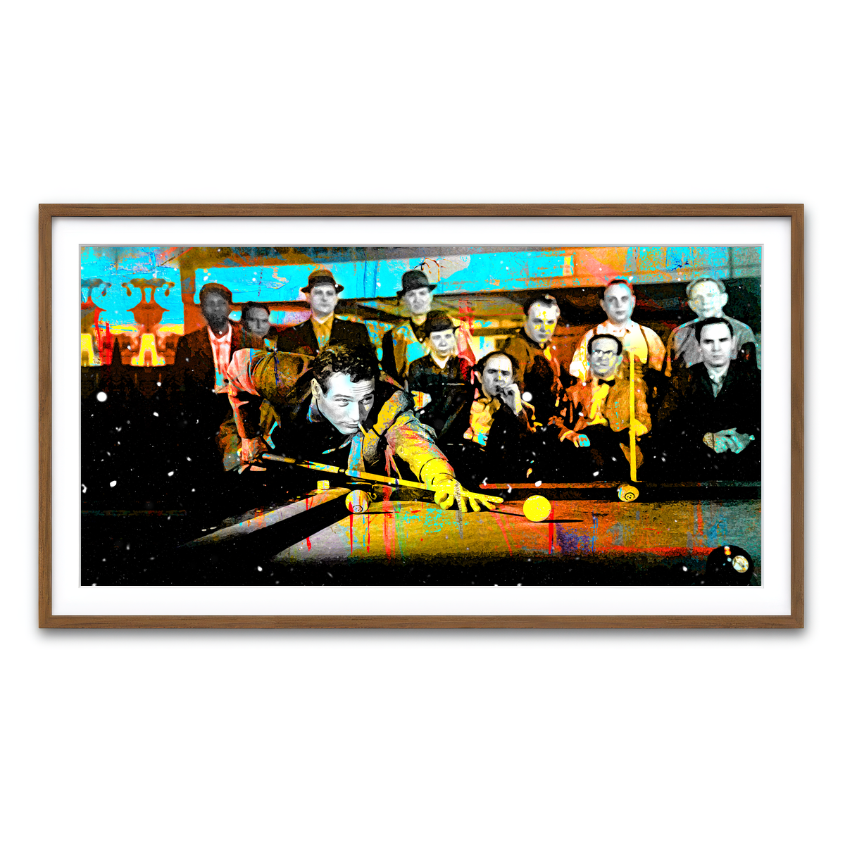 Framed Print 2x1 Walnut